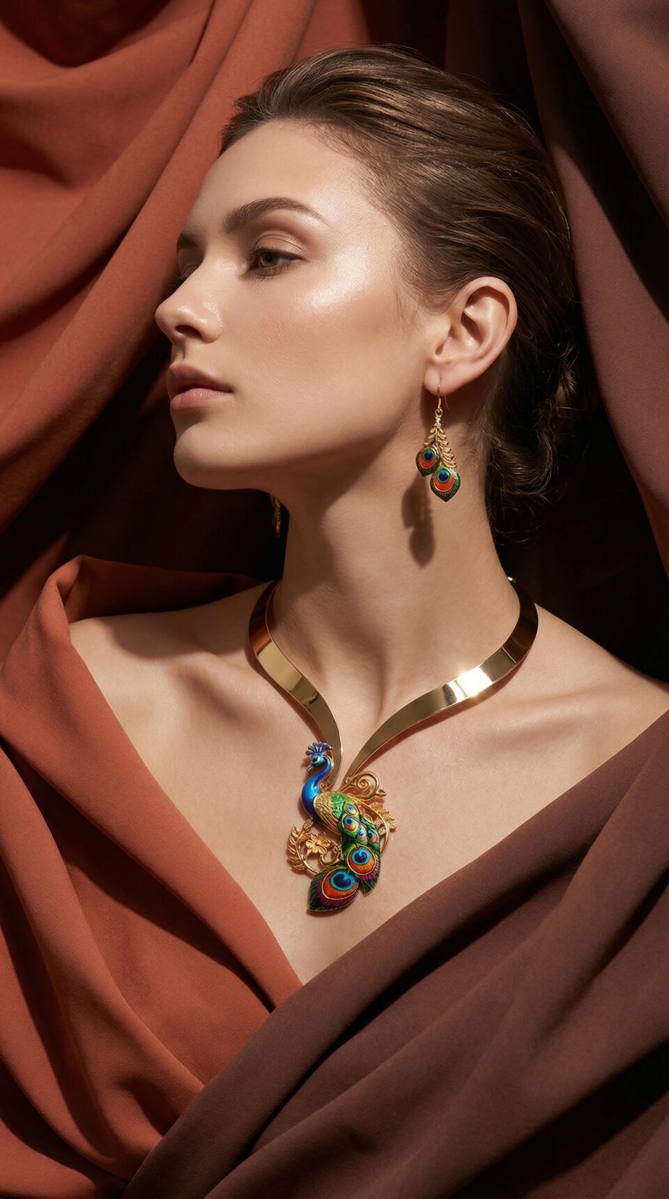 PEACOCK'S GRACE NECKLACE